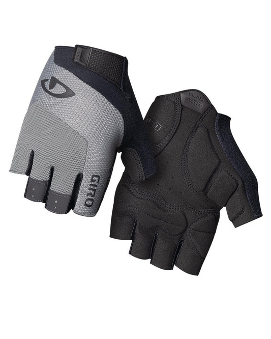 GUANTES CICLISMO GIRO BRAVO GEL DEDO CORTO GRIS UNISEX