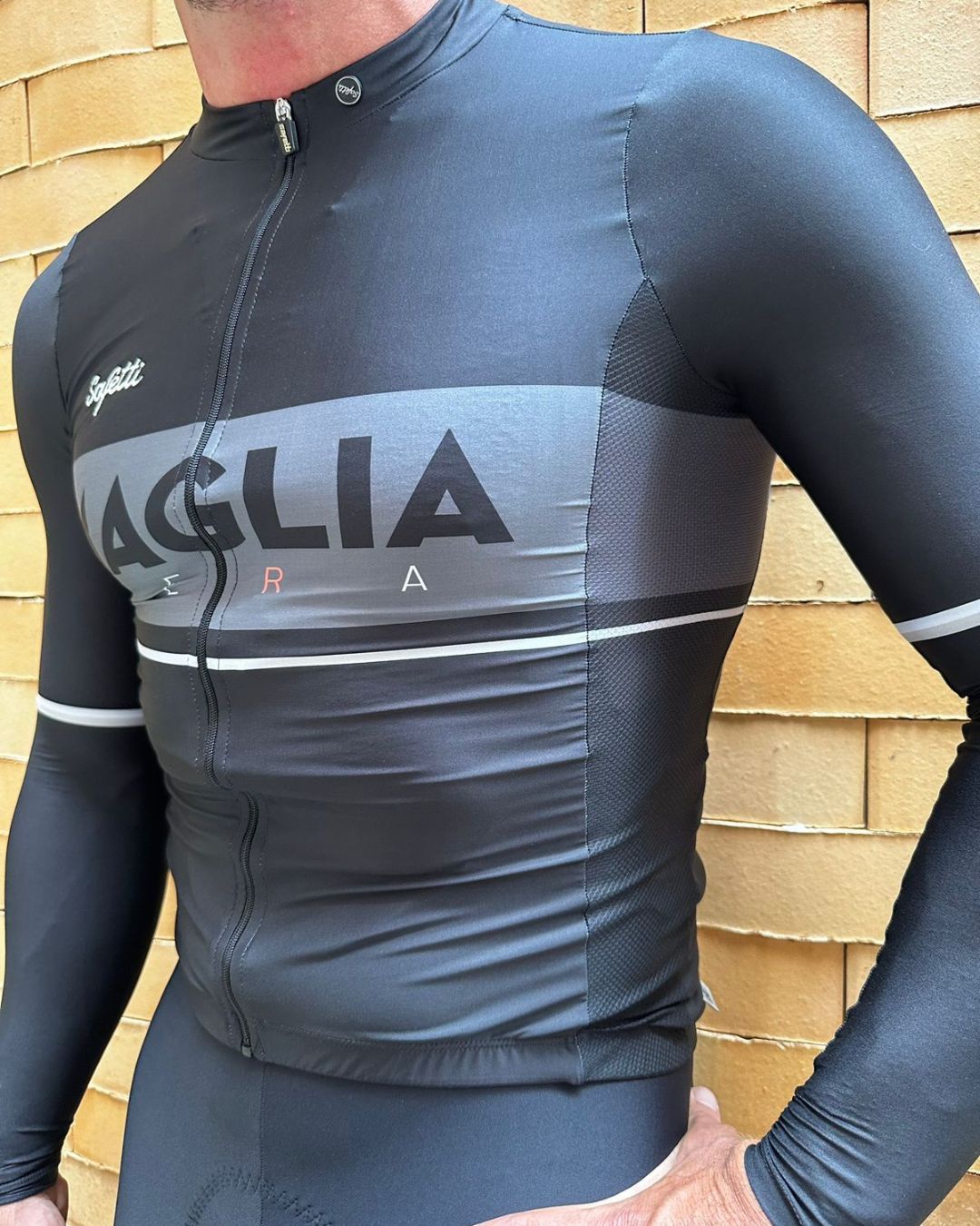 JERSEY ML SAFETTI MAGLIA NERA 2023 HOMBRE