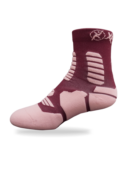 MEDIAS XPEDITION MARATÓN 6”BOT VINO TINTO / SALMÓN UNISEX