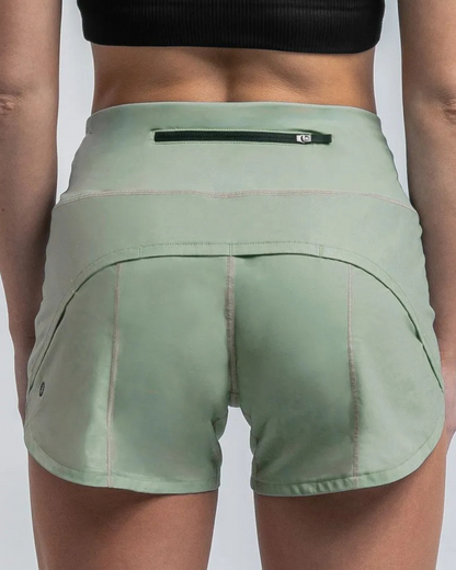 PANTALONETA RUNNING SUAREZ SPEED SAGE VERDE DAMA