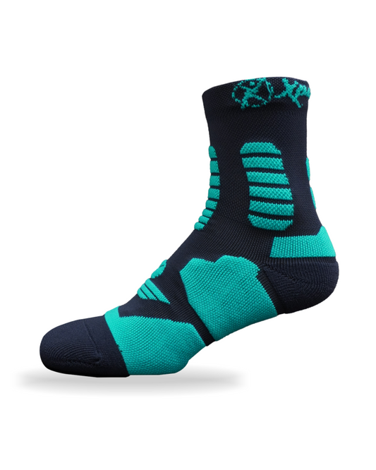 MEDIAS XPEDITION MARATÓN 6”BOT VINO AZUL / AGUA MARINA UNISEX
