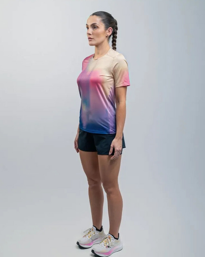 CAMISETA RUNNING SUAREZ BREEZE PINK DAMA