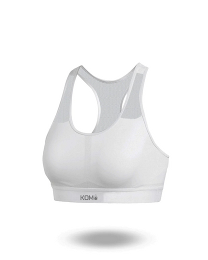 TOP KOM EN MICROFIBRA BLANCO DAMA