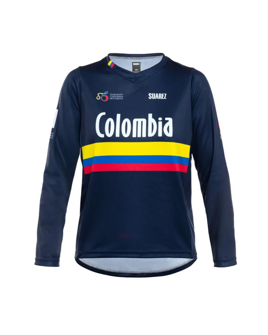 BUZO BMX NIÑOS FEDERACIÓN COLOMBIA AZUL