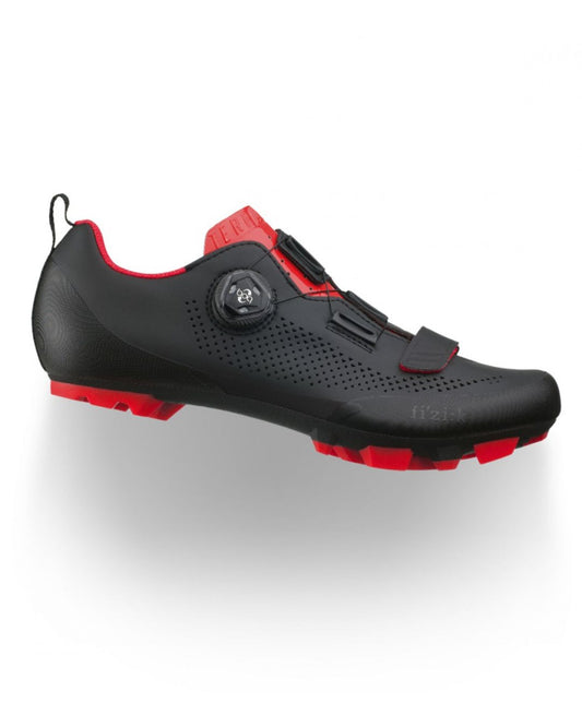 ZAPATILLAS MTB FIZIK TERRA X5 NEGRO/ROJO