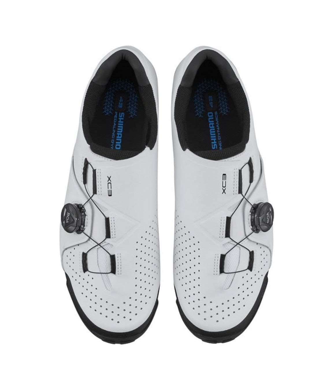 ZAPATILLAS MTB SHIMANO XC3 BLANCAS