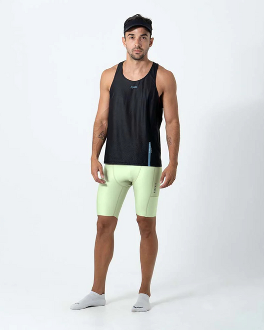 CAMISETA RUNNING SAFETTI COOLMOTION NERO MANGA SISA HOMBRE