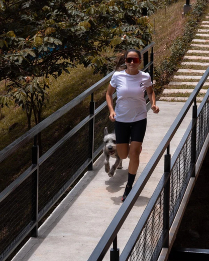 CAMISETA RUNNING 111 TEE BLANCO DAMA