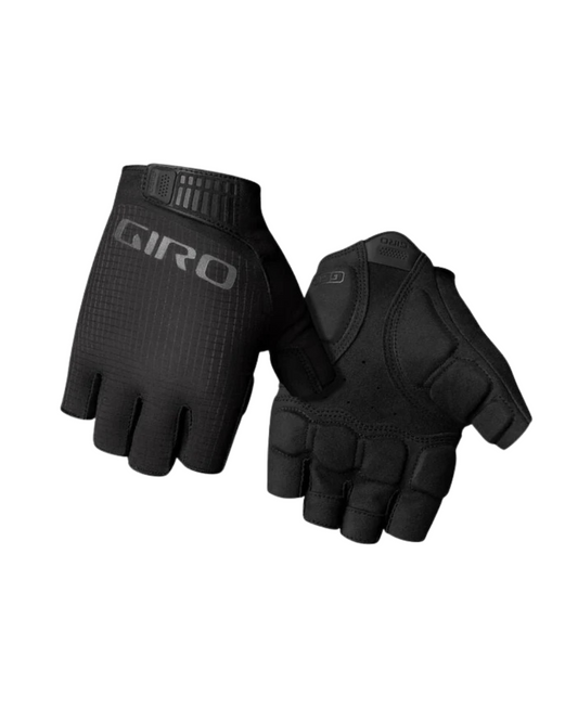 GUANTES CICLISMO GIRO BRAVO GEL II DEDO CORTO NEGRO UNISEX
