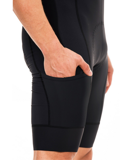 PANTALONETA CON TIRAS HIGHFORCE  CON COSTURAS NEGRA HOMBRE