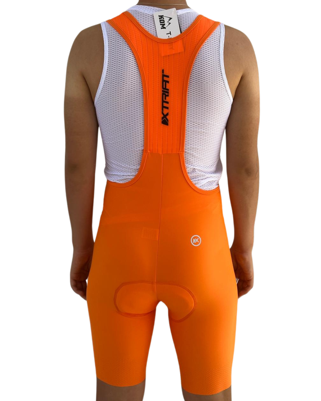 PANTALONETA CON TIRAS PRO XTRIAT NARANJA HOMBRE