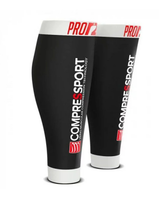 PANTORRILLERA COMPRESSPORT PRO R2 SWISS NEGRA UNISEX