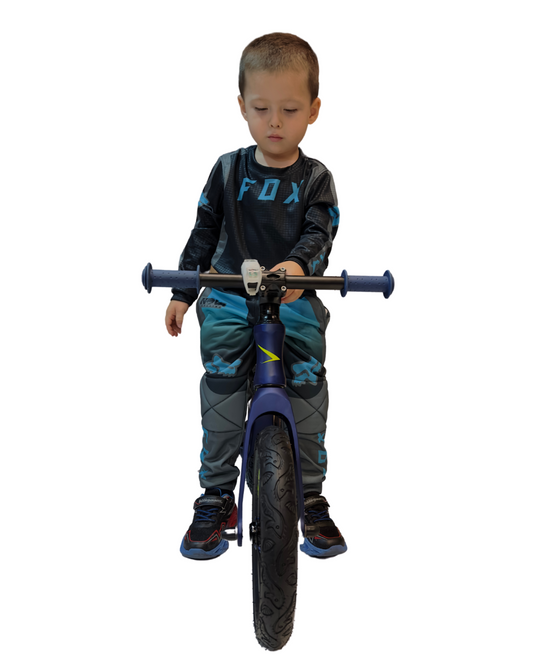 UNIFORME BMX NIÑOS CELESTE / NEGRO UNISEX