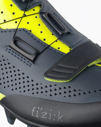 ZAPATILLAS MTB FIZIK TERRA X5  GRIS AMARILLO FLUO