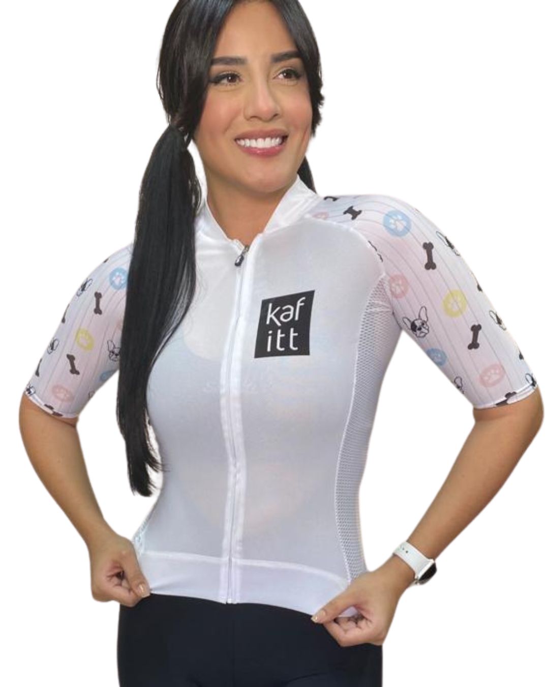 JERSEY MC KAFITT BLANCO CON DISEÑO DAMA