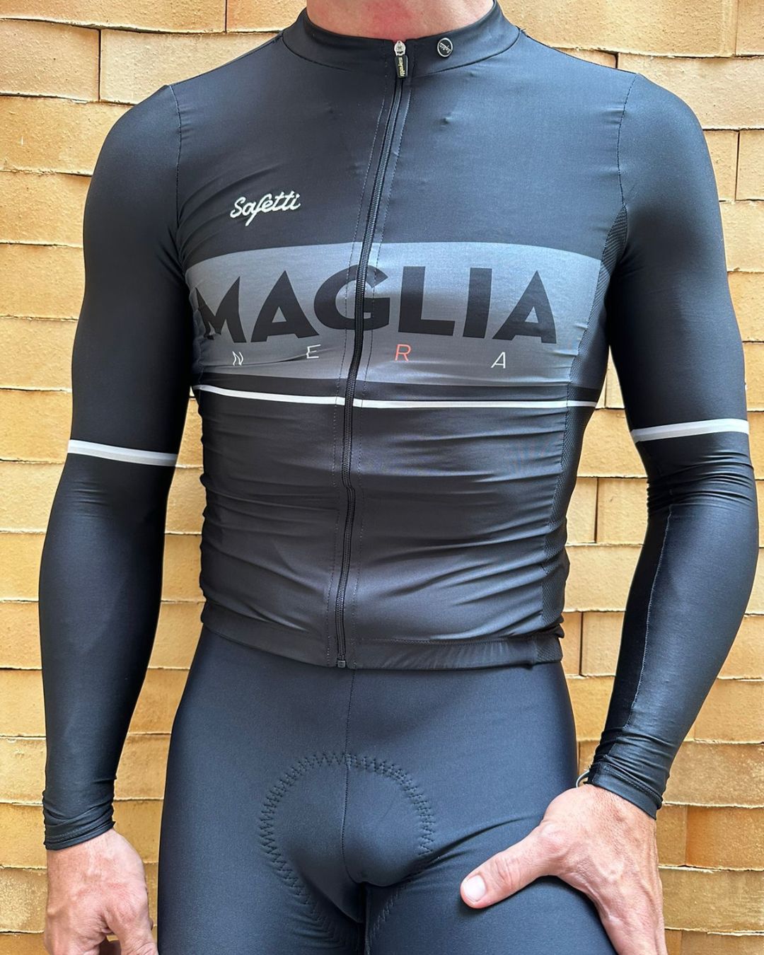 JERSEY ML SAFETTI MAGLIA NERA 2023 HOMBRE