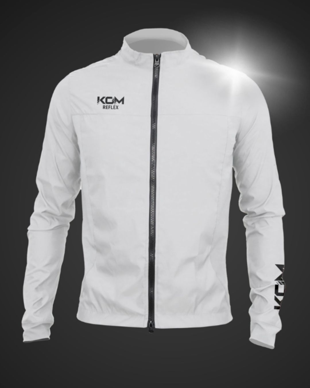 CHAQUETA REFLECTIVA KOM BLANCA UNISEX