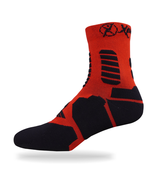 MEDIAS XPEDITION MARATÓN 6”BOT ROJO/NEGRO UNISEX